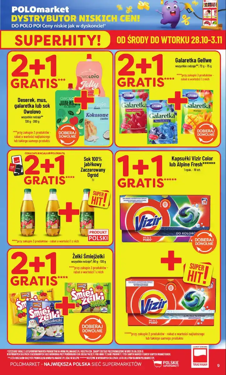 POLOmarket gazetka od 28.10.2026 – Mięso, nabiał, znicze - strona 9