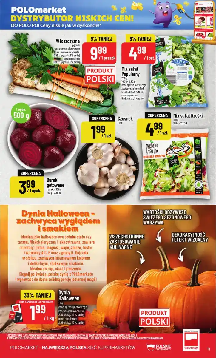 POLOmarket gazetka od 28.10.2026 – Mięso, nabiał, znicze - strona 11
