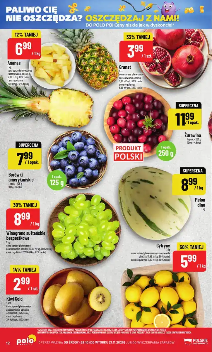 POLOmarket gazetka od 28.10.2026 – Mięso, nabiał, znicze - strona 12