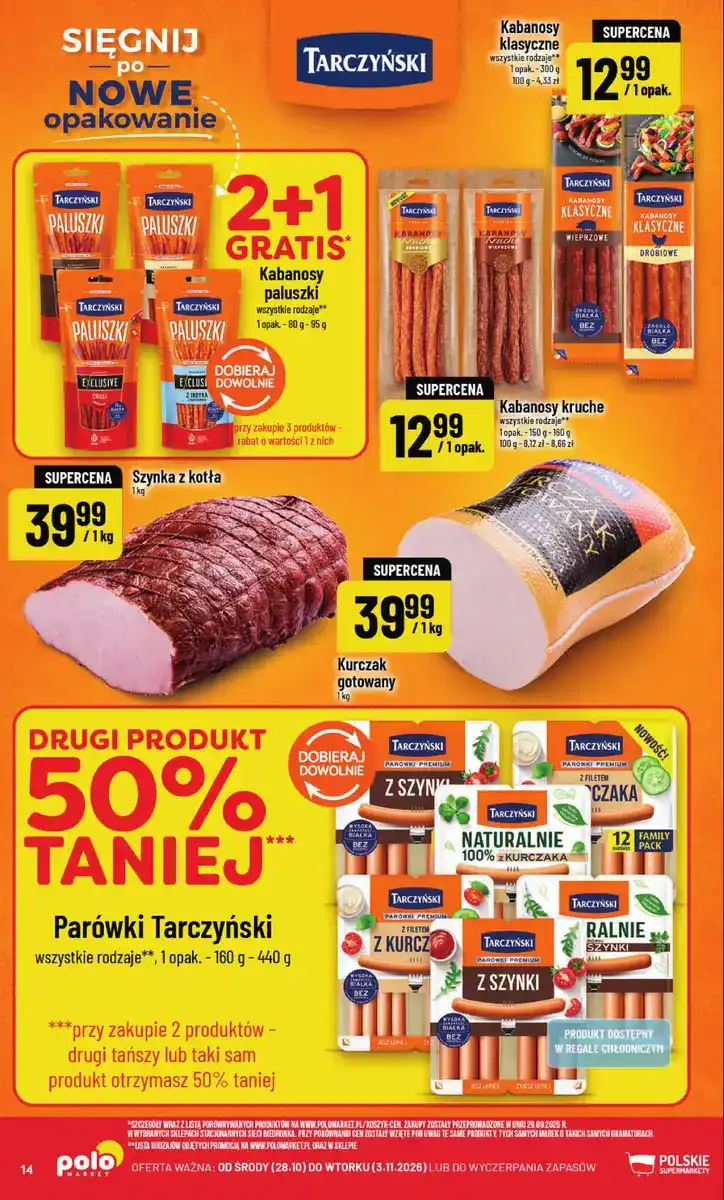 POLOmarket gazetka od 28.10.2026 – Mięso, nabiał, znicze - strona 14