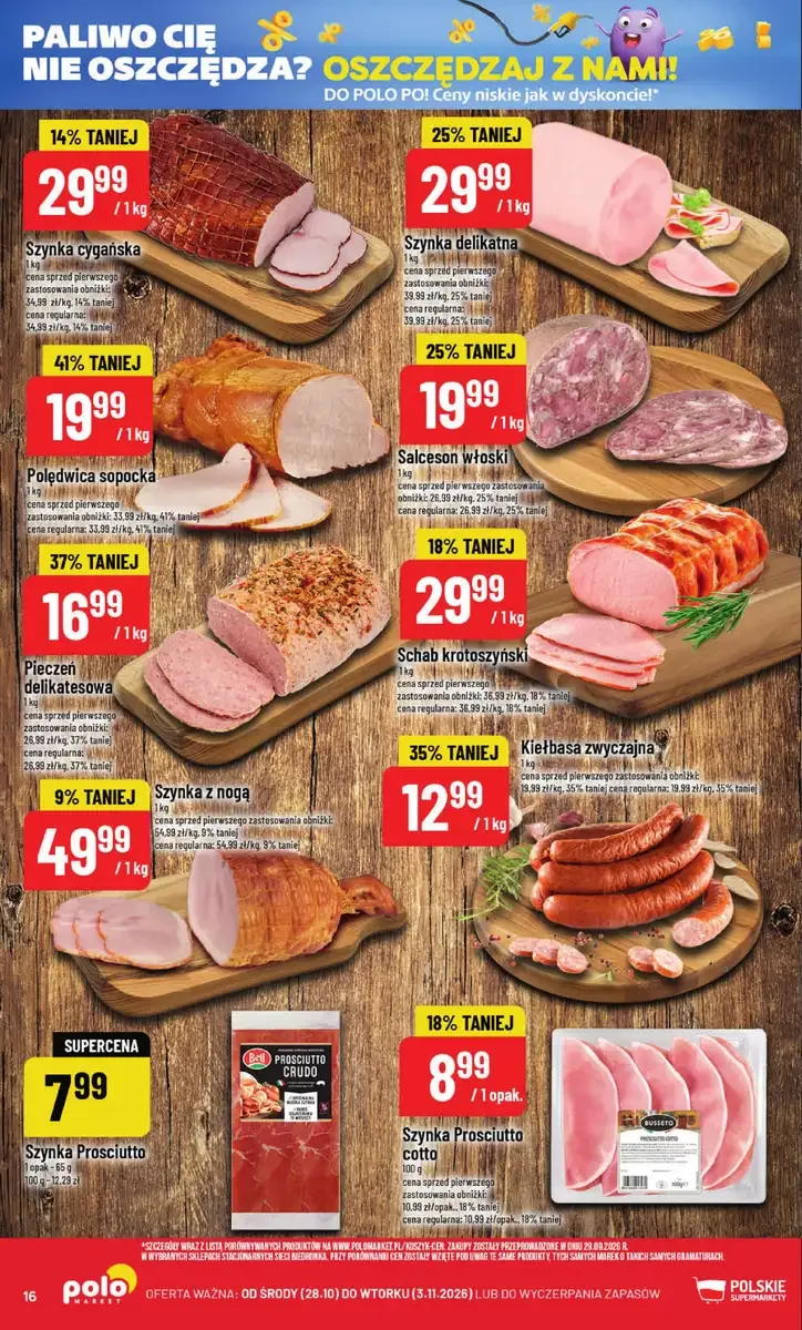 POLOmarket gazetka od 28.10.2026 – Mięso, nabiał, znicze - strona 16
