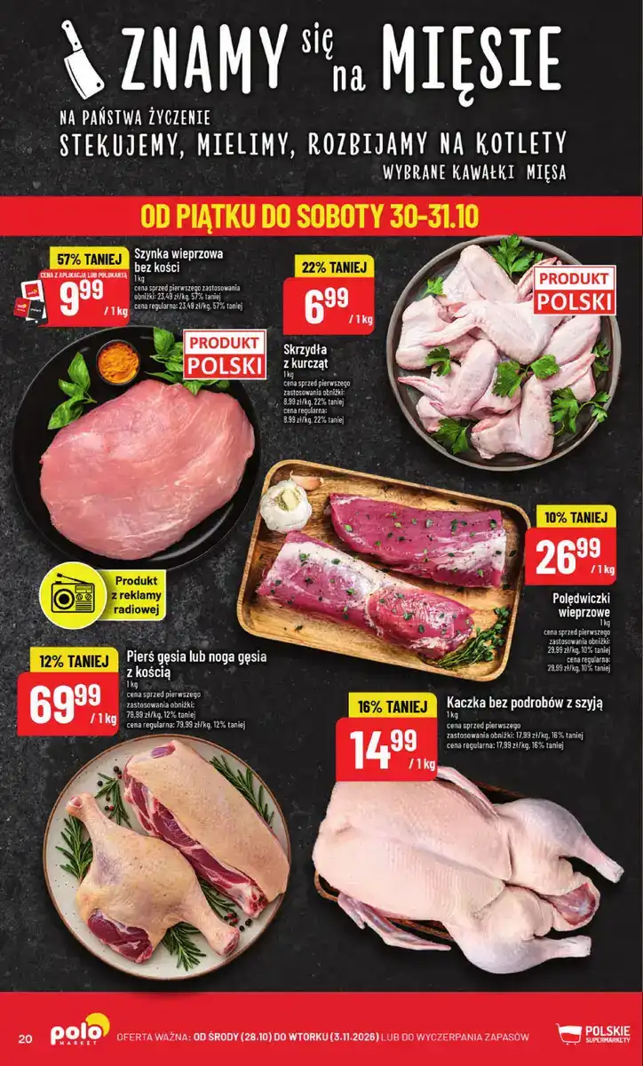 POLOmarket gazetka od 28.10.2026 – Mięso, nabiał, znicze - strona 20