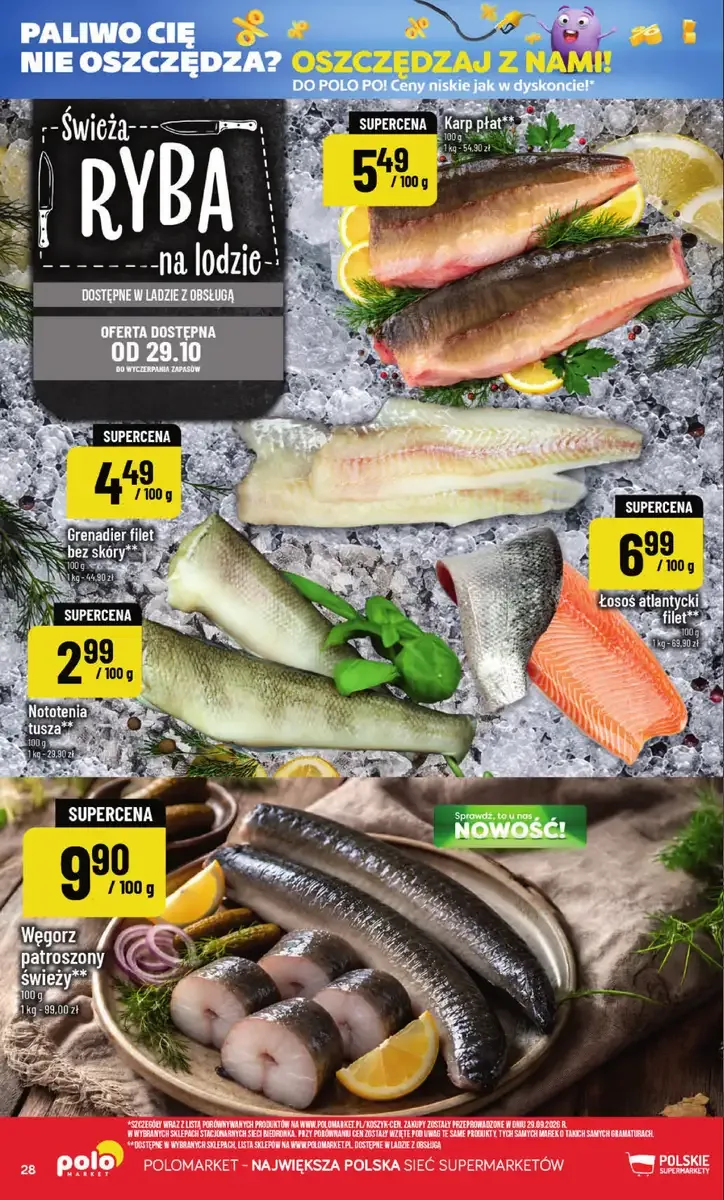 POLOmarket gazetka od 28.10.2026 – Mięso, nabiał, znicze - strona 28