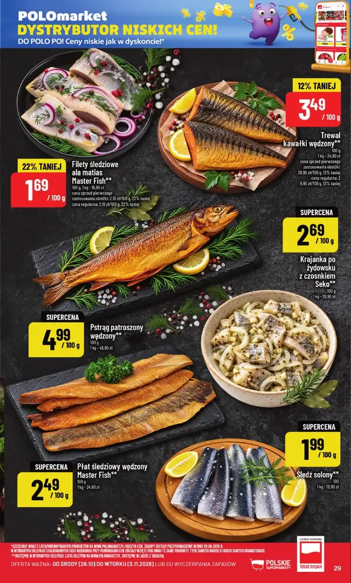 POLOmarket gazetka od 28.10.2026 – Mięso, nabiał, znicze - strona 29