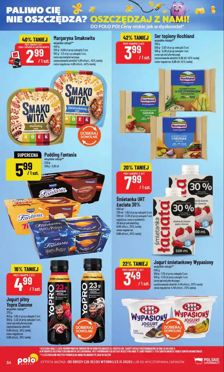 POLOmarket gazetka od 28.10.2026 – Mięso, nabiał, znicze - strona 34