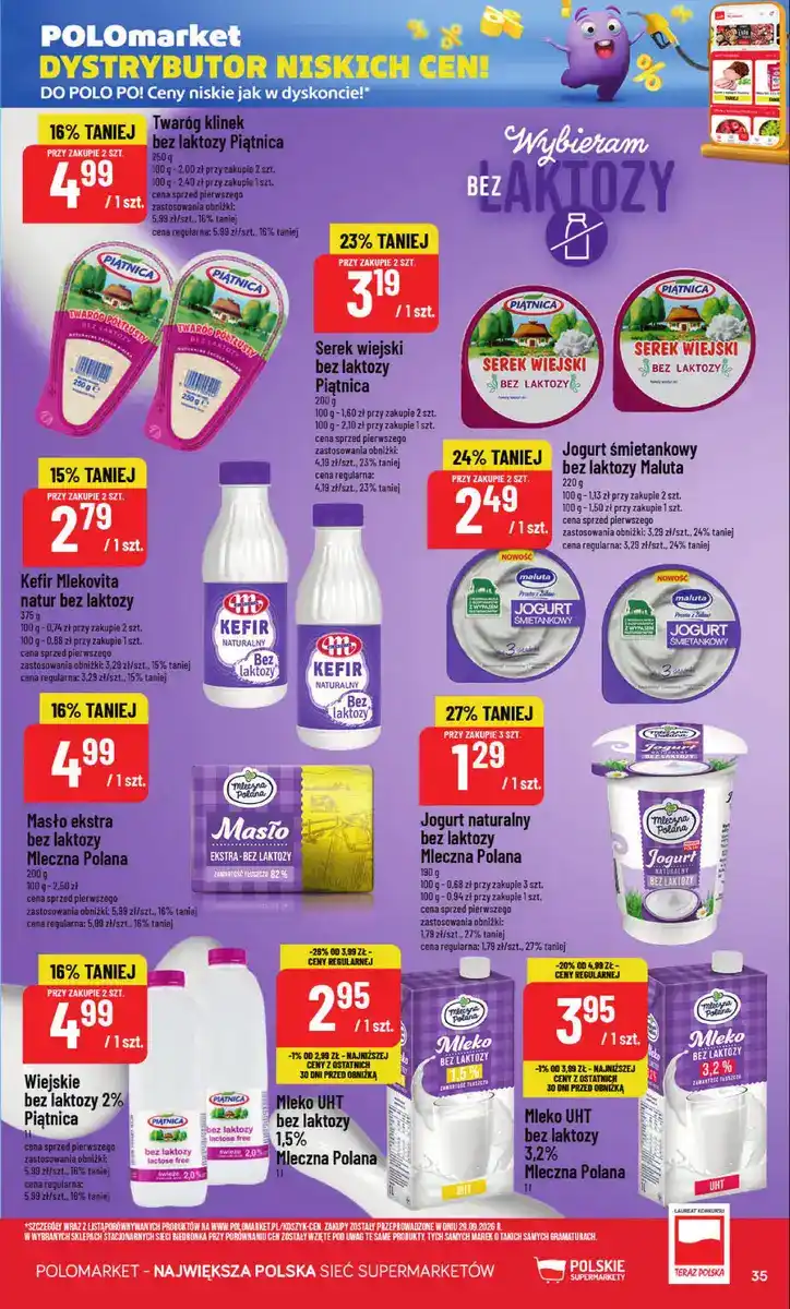 POLOmarket gazetka od 28.10.2026 – Mięso, nabiał, znicze - strona 35