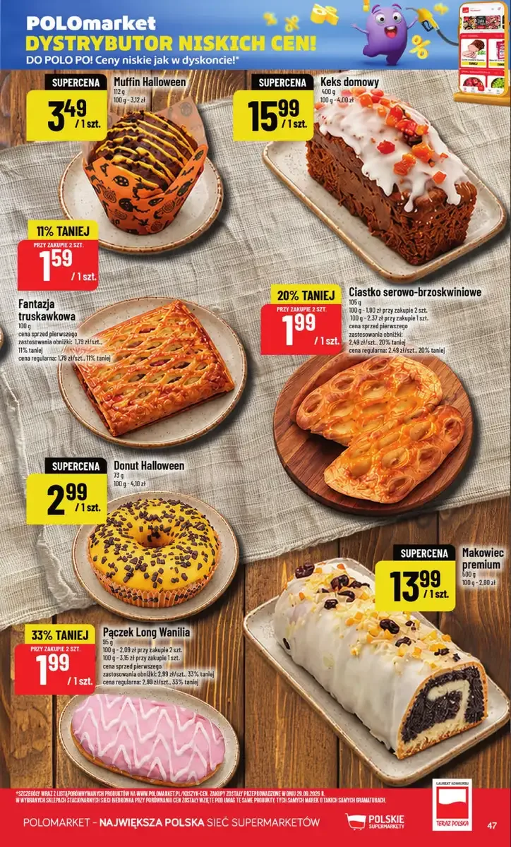 POLOmarket gazetka od 28.10.2026 – Mięso, nabiał, znicze - strona 47