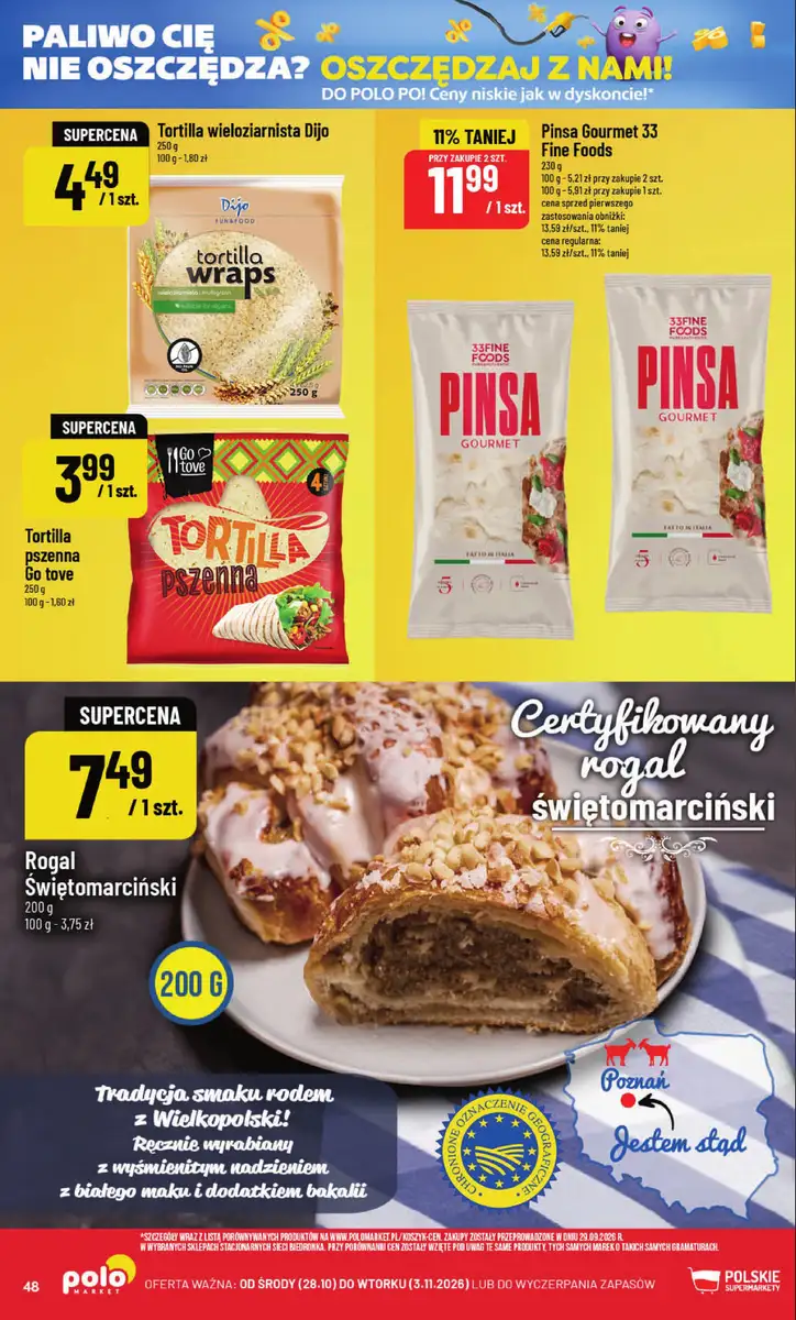 POLOmarket gazetka od 28.10.2026 – Mięso, nabiał, znicze - strona 48