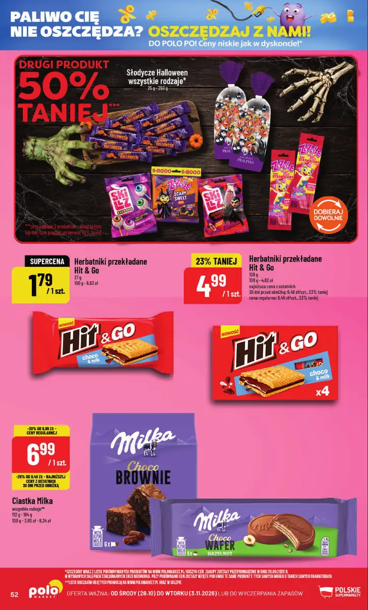 POLOmarket gazetka od 28.10.2026 – Mięso, nabiał, znicze - strona 52