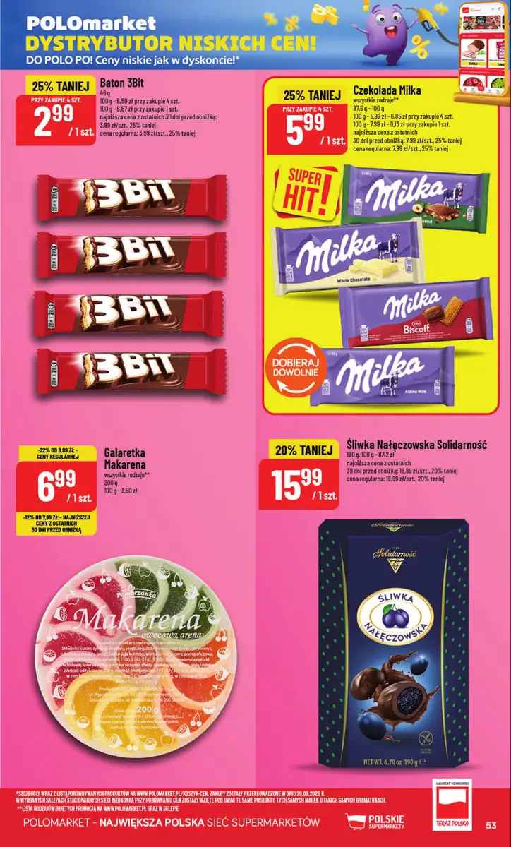 POLOmarket gazetka od 28.10.2026 – Mięso, nabiał, znicze - strona 53
