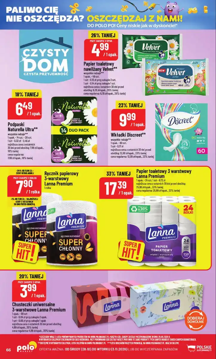 POLOmarket gazetka od 28.10.2026 – Mięso, nabiał, znicze - strona 66