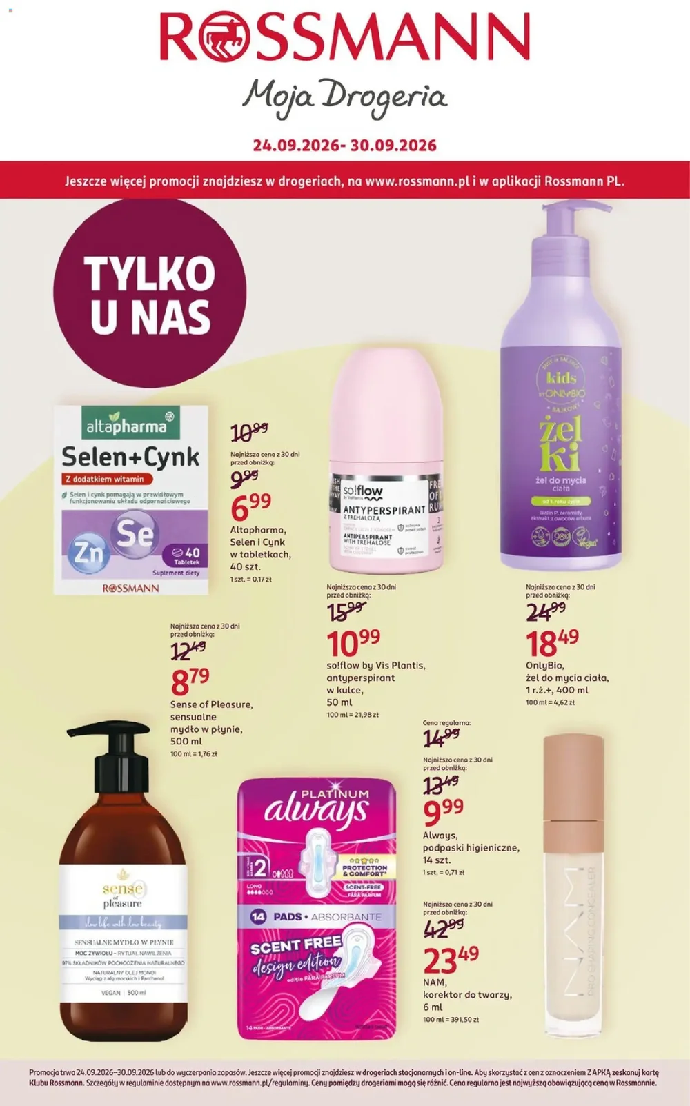 Rossmann gazetka promocyjna od 24.09.2026