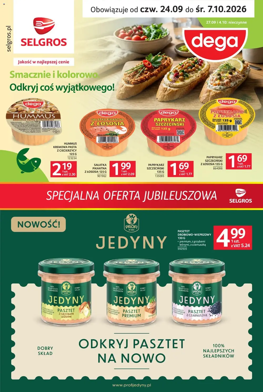 Selgros gazetka promocyjna od 24.09.2026