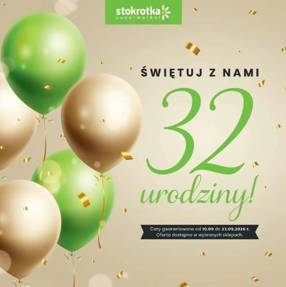 Stokrotka gazetka promocyjna od 10.09.2026