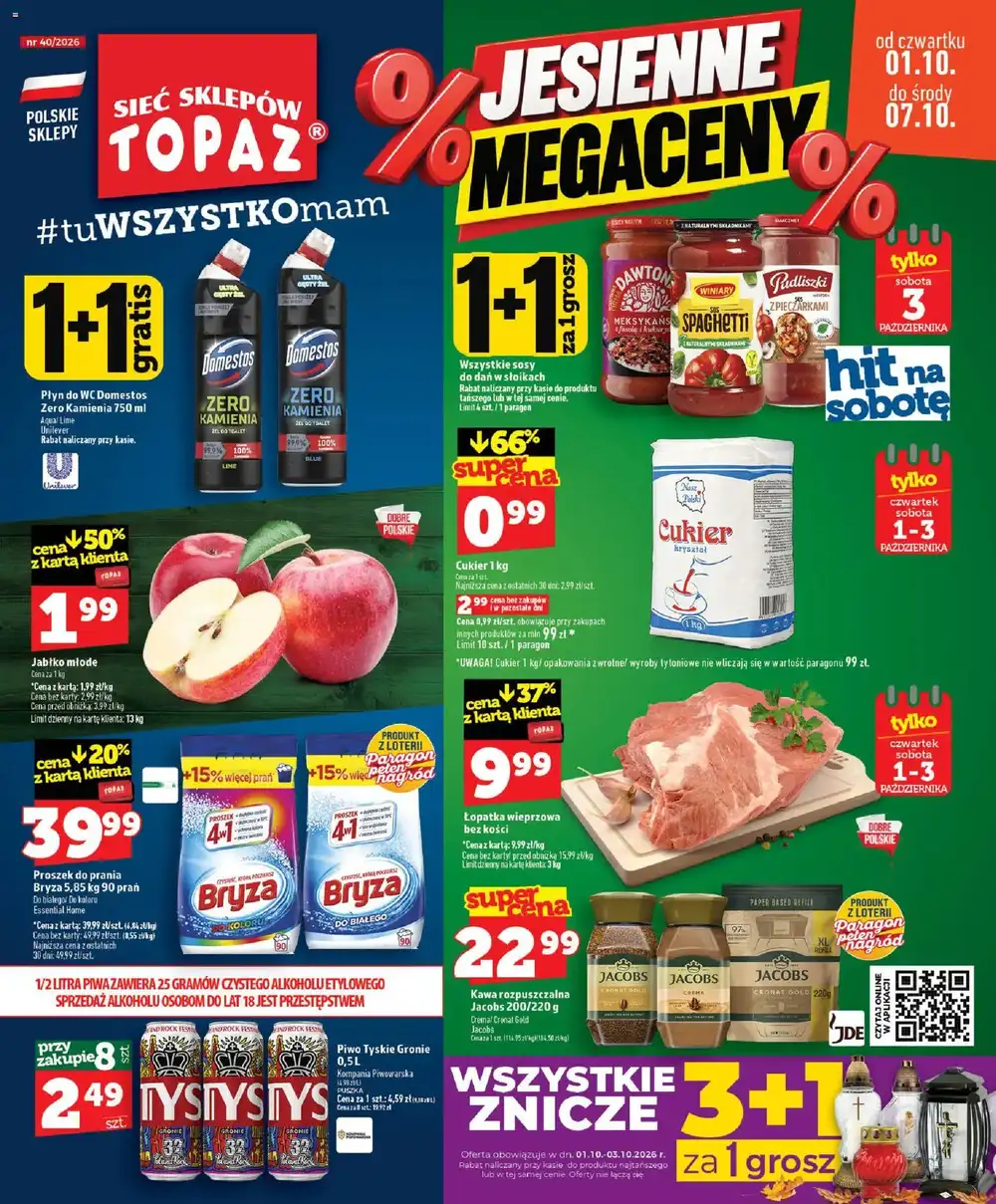 Topaz gazetka promocyjna od 01.10.2026