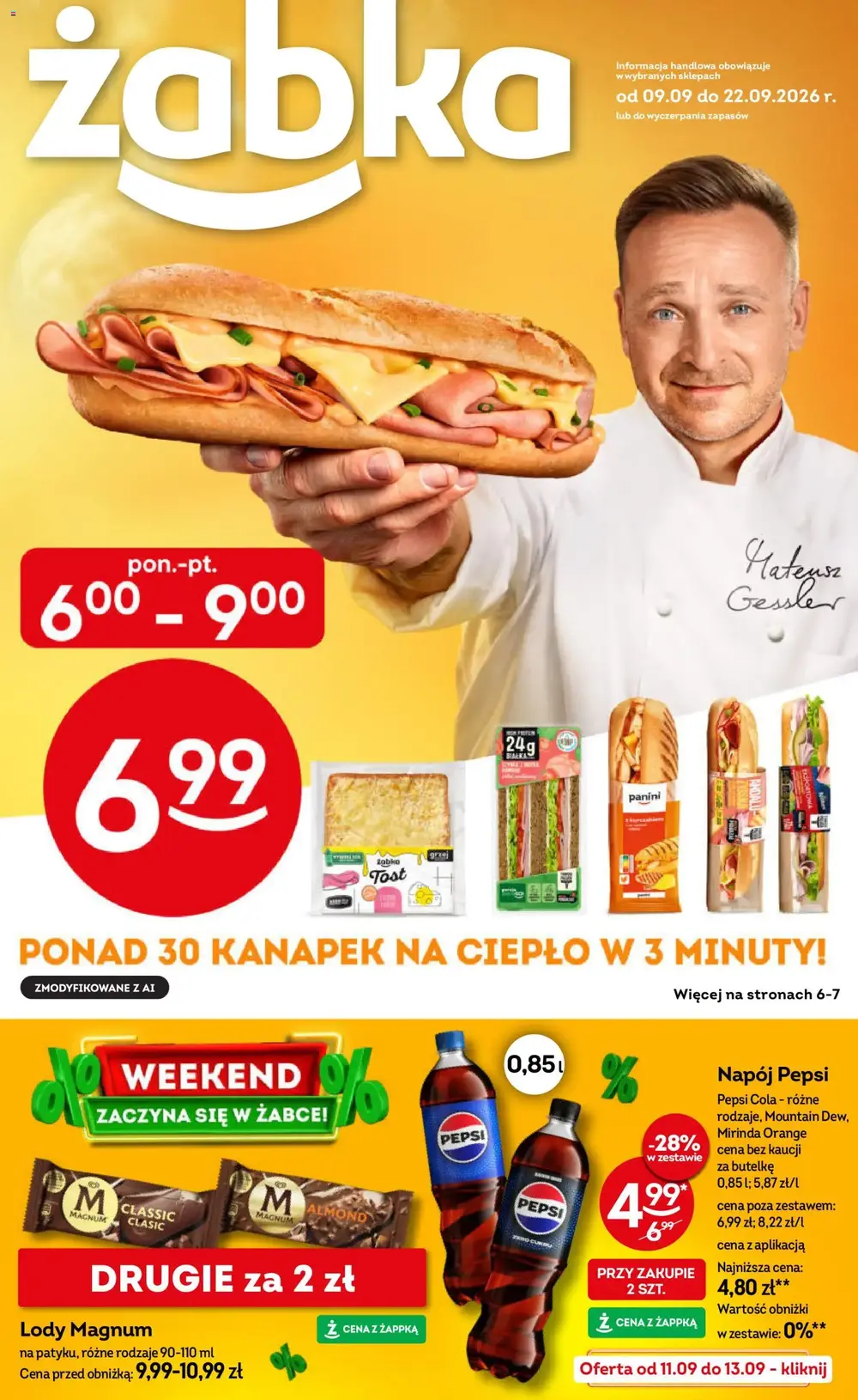Zabka gazetka promocyjna od 09.09.2026