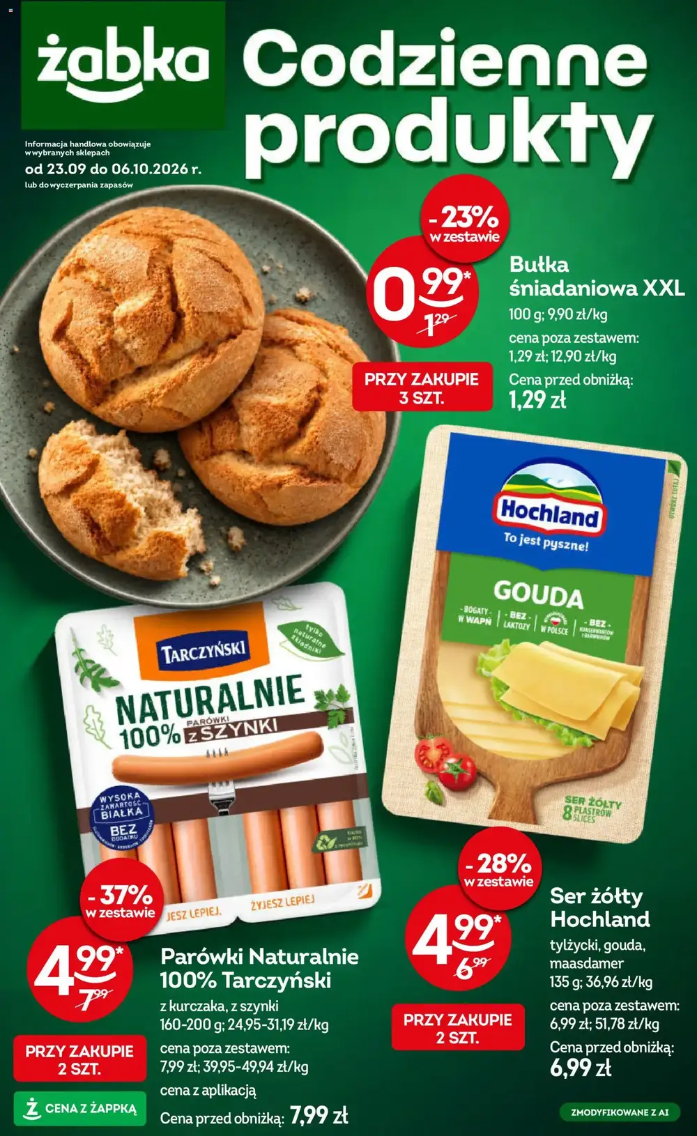 Zabka gazetka promocyjna od 23.09.2026